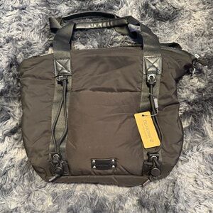 NWT Black Bungee Tote